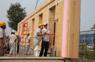 被動(dòng)房之被動(dòng)房主體架構(gòu)安裝01