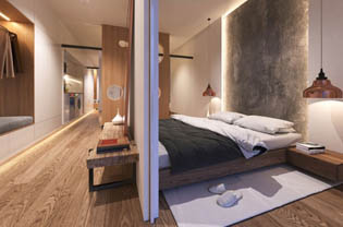 綜合體被動房內景